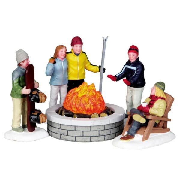 Fire Pit, Set Of 5