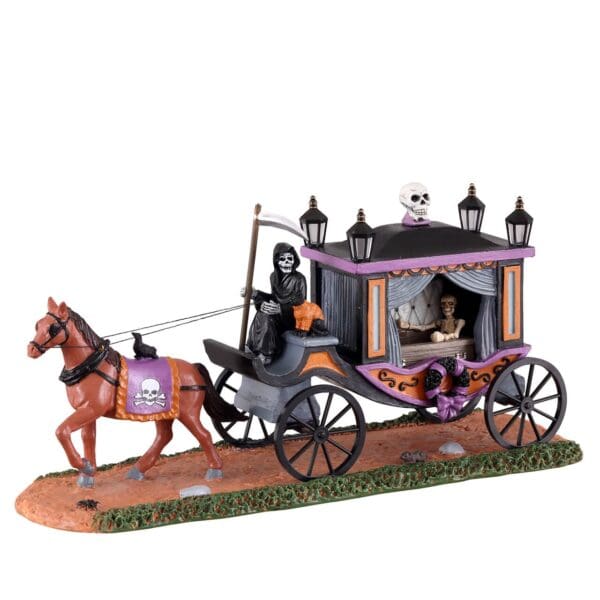 Spooky Victorian Hearse