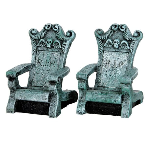 Tombstone Chairs, Set Of 2