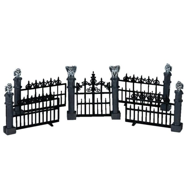 Gargoyle Fence, Set Of 5