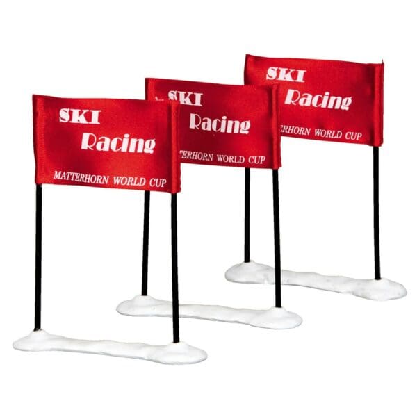 Ski Racing Flag Set Of 3