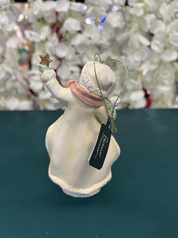 Nordic Snowman with star hanging ornament - Image 2