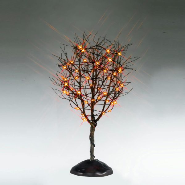 Dry Tree With Orange Lights