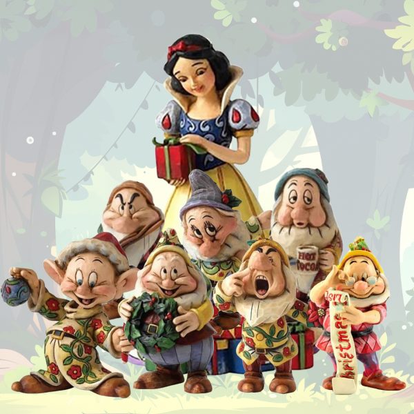 Snow White + Dwarf Bundle - Jim Shore Hanging Ornaments